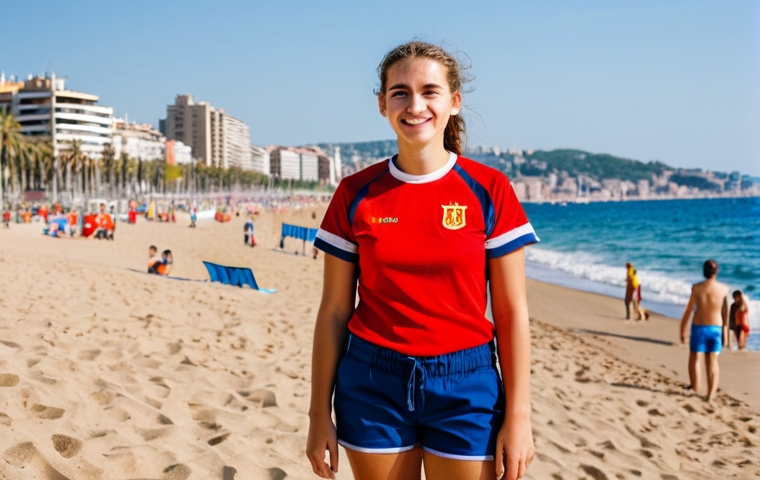청소년지도사와 관련된 자격증 비교 - **A cheerful high school student in Madrid, Spain, giving a presentation in a classroom. She is ful... 청소년지도사와 관련된 자격증 비교 - **A cheerful high school student in Madrid, Spain, giving a presentation in a classroom. She is ful...