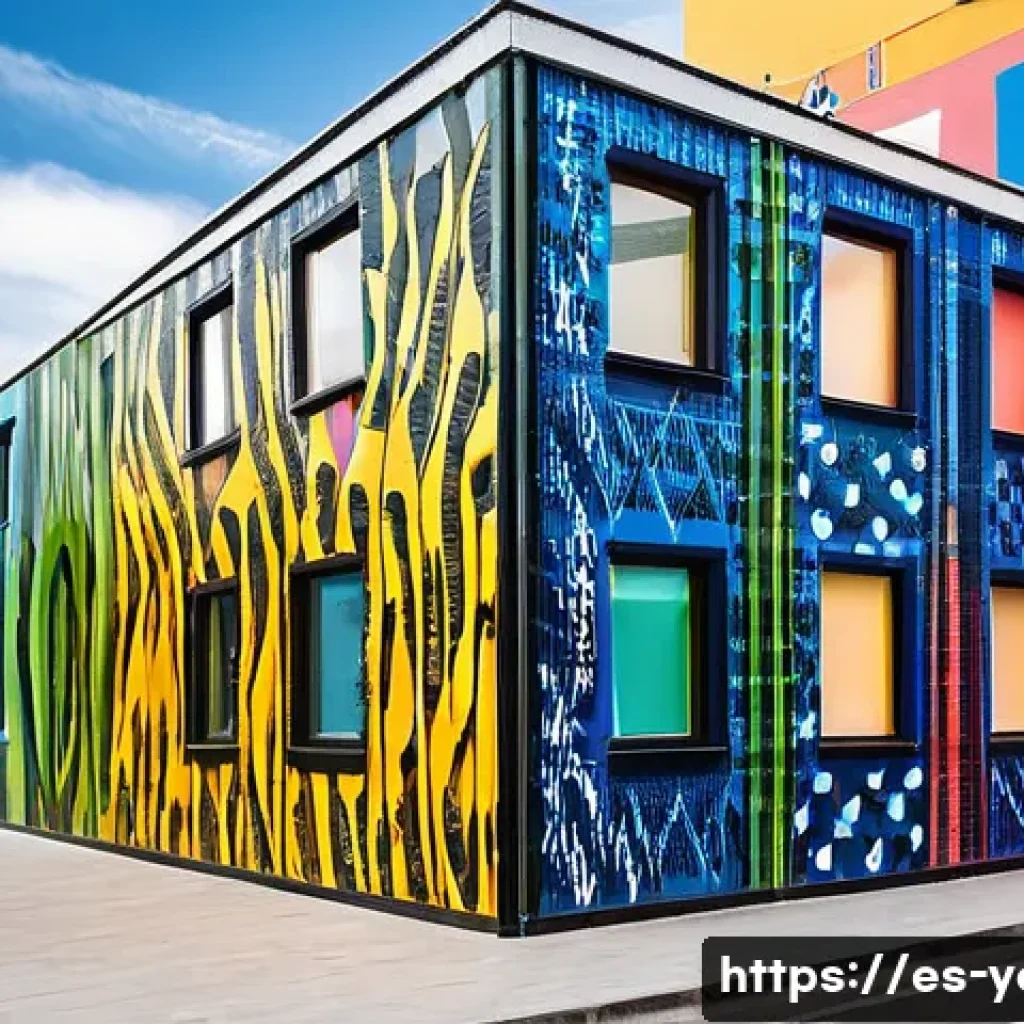 청소년지도사와 지역사회 네트워크 구축 - A vibrant community youth center in Madrid filled with diverse young people engaged in artistic and ...
